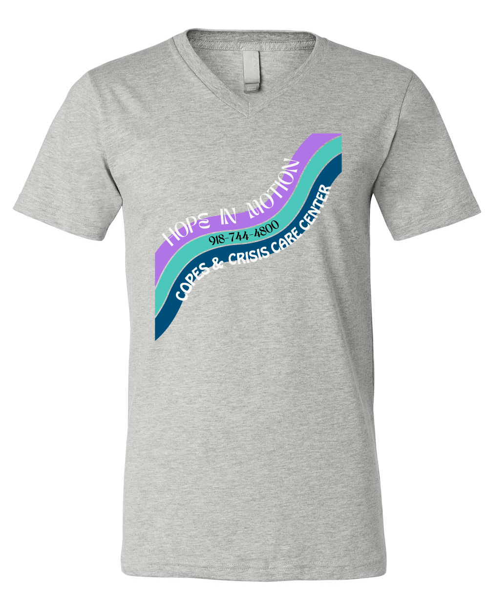 *PRESALE* Hope in Motion V-Neck Tee (Grey)