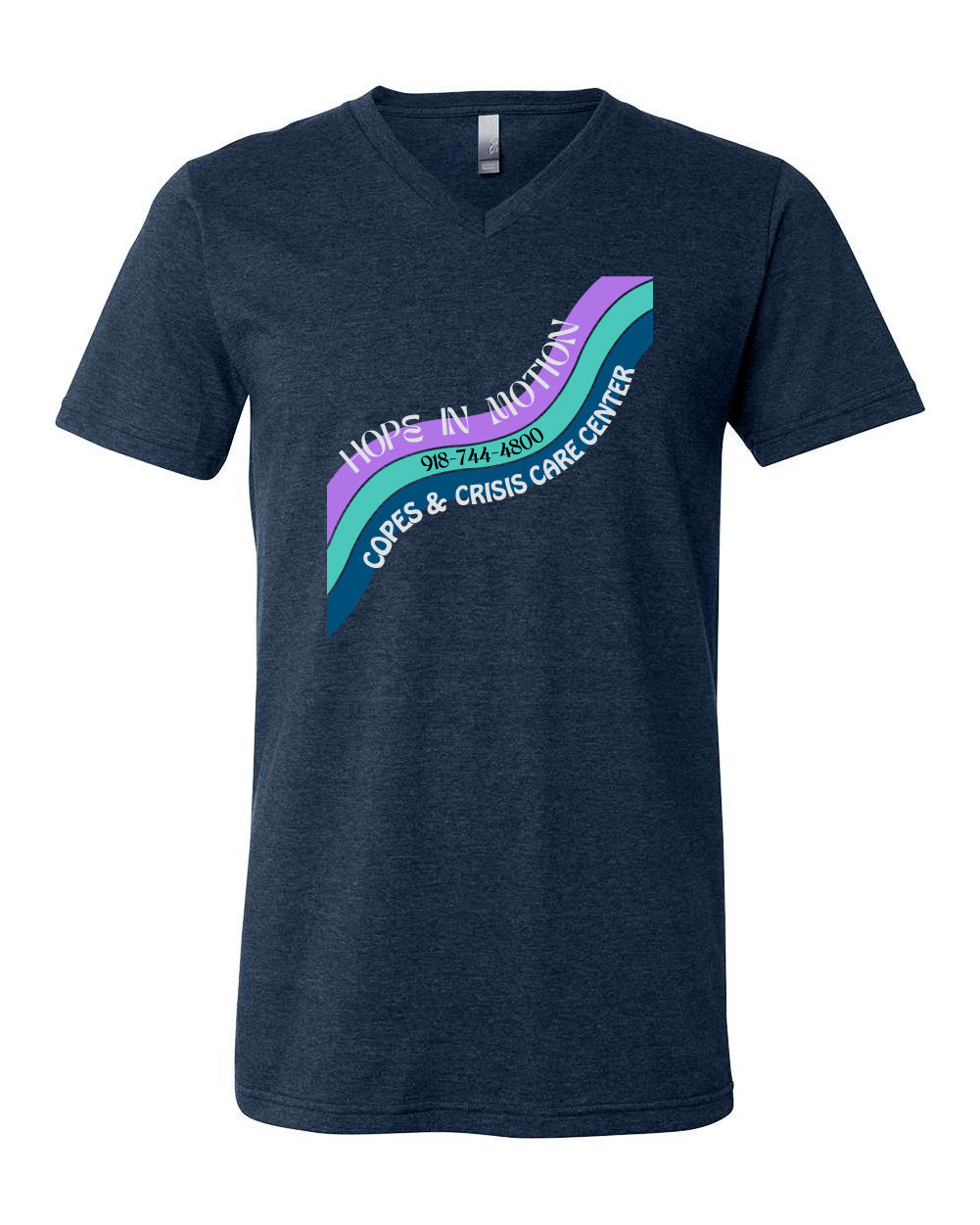 *PRESALE* Hope in Motion V-Neck Tee (Navy)